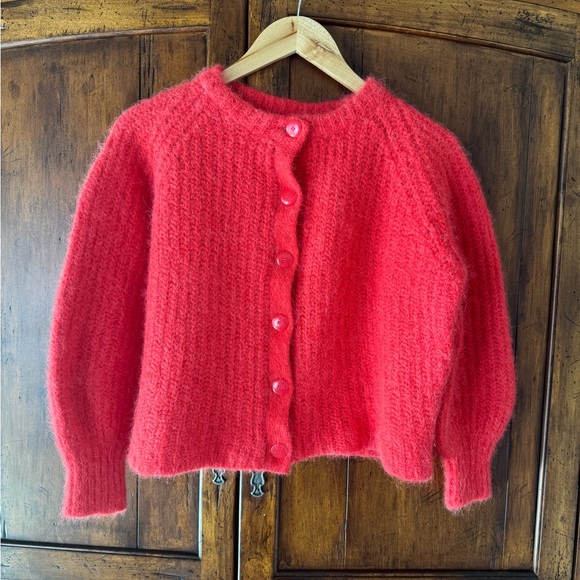 Sezane | Emile Cardigan Red - Picture 2 of 9